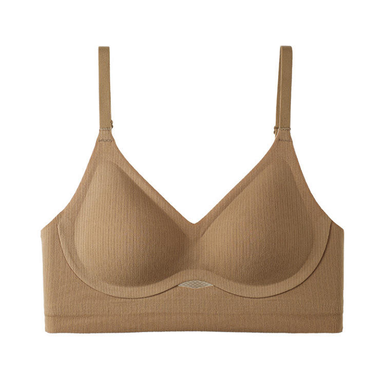 Otoño e Invierno 3D taza fija ropa interior inconsútil cómodo transpirable lado estable colección mama belleza sujetador 8842