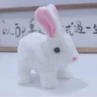 Электрический игрушечный кролик милый плюшевый игрушечный кролик Электрический кролик подарок игрушка игрушка симулятор кролика игрушка кролик
