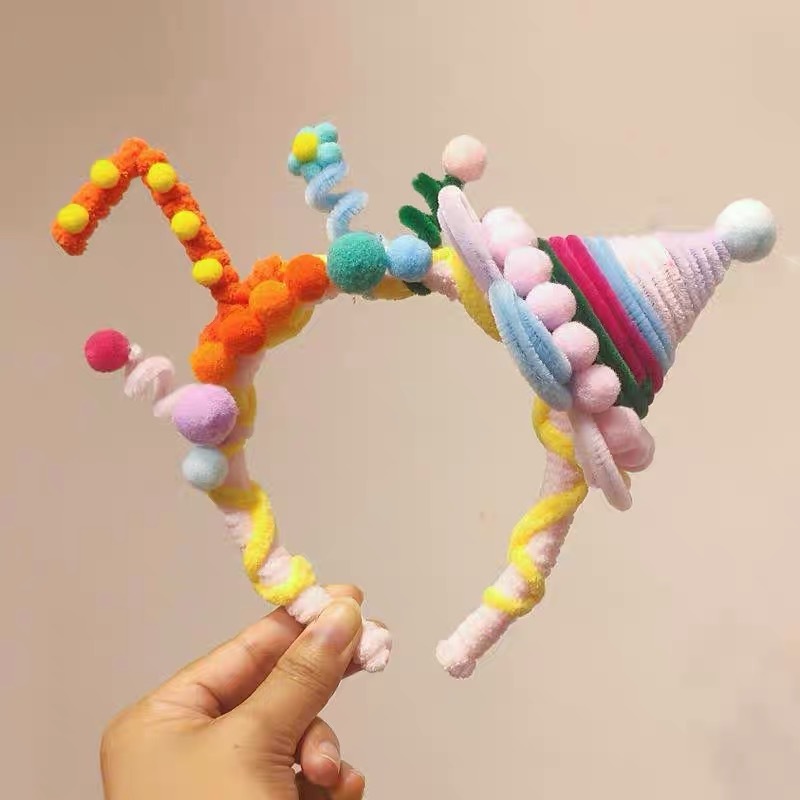 小女孩生日帽子皇冠发箍女童樱桃蛋糕头箍儿童公主风网红洋气头饰|undefined