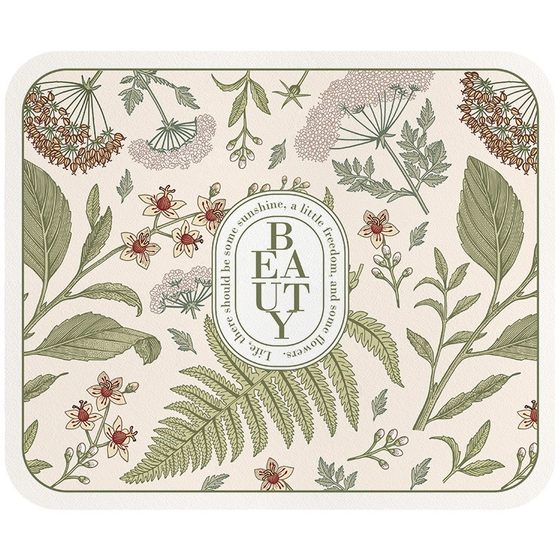 Kitchen Countertop Drain Mat Diatom Mud Absorbent Table Mat Household Bowl and Dish Heat Insulation Non-Slip Mat No-Washing Coffee Mat