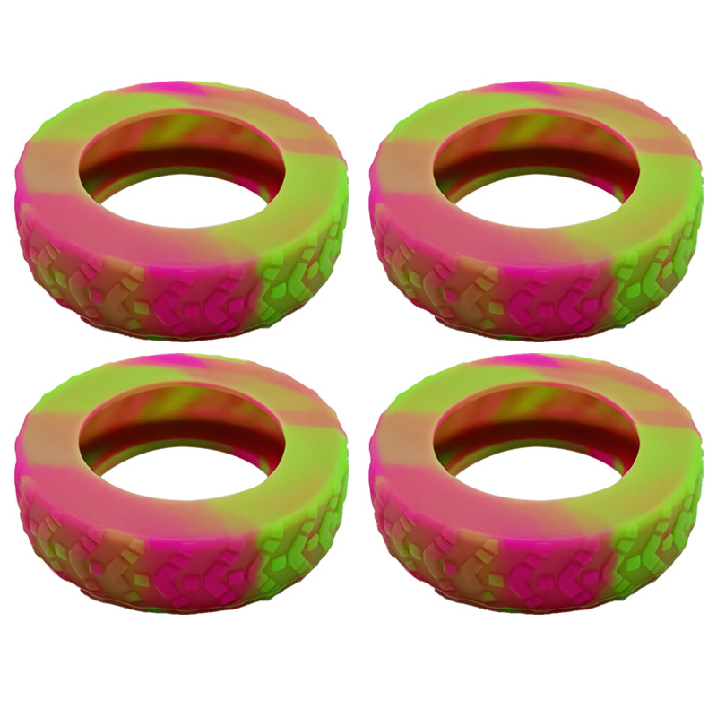 2 세대 휠 세트 큰 도파민 블루 로즈 레드 4 팩