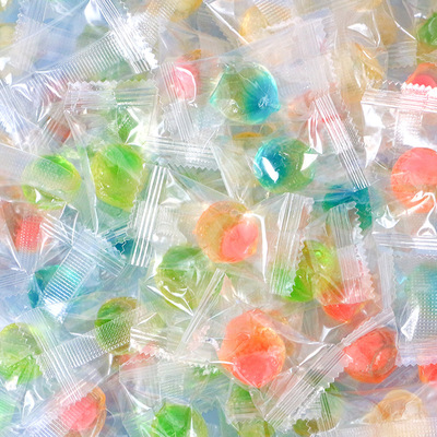 Sandwich Soft sweets blend fruit fruit juice candy Soft cake Hearts Yan value snacks Crystal Sugar bulk
