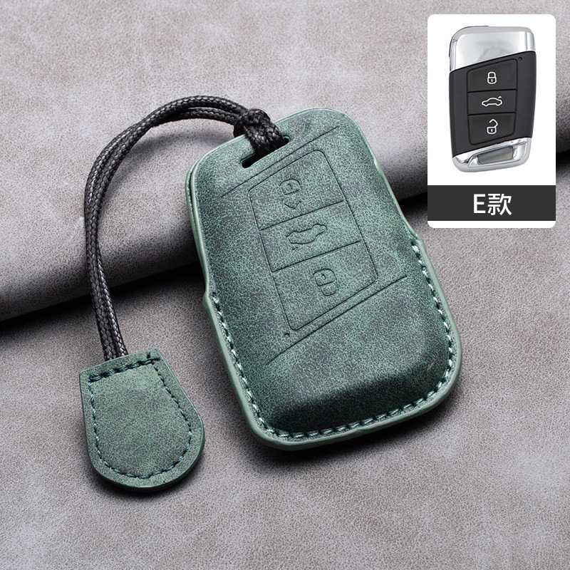 Volkswagen (e style olive green + leather rope)