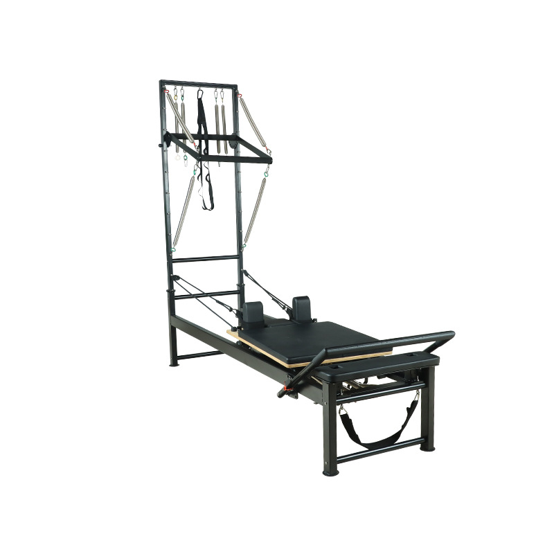 Pilates yoga semi-elevados acero al carbono giratorio cama central semi-elevada equipos de fitness cama central semi-elevada