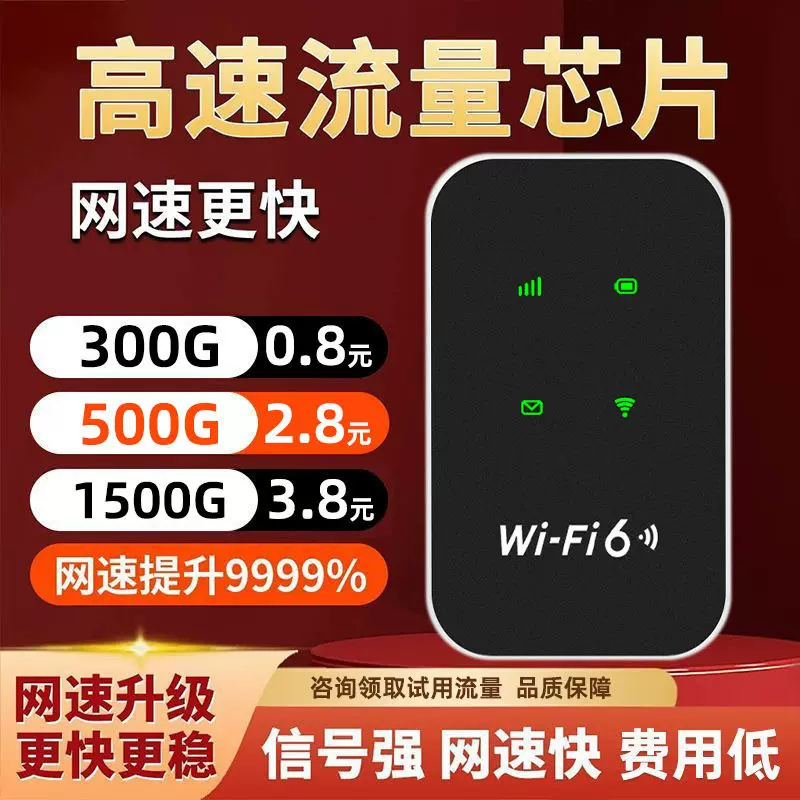 2025新款随身wifi移动无线wifi6无线网卡便携式全网通穿墙路由器