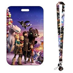 跨境卡通卡套學生校園飯卡包塑料掛繩門禁卡公交地鐵ic卡保護套