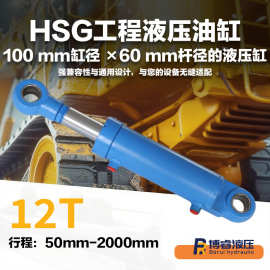 12吨油缸液压缸单双耳可选适配升降机起重现货液压油缸厂家直销