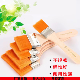 Nylon wool board brush barbecue brush painting graffiti brush No. 1-12 paint brush oil painting board brush dust removal cleaning brush