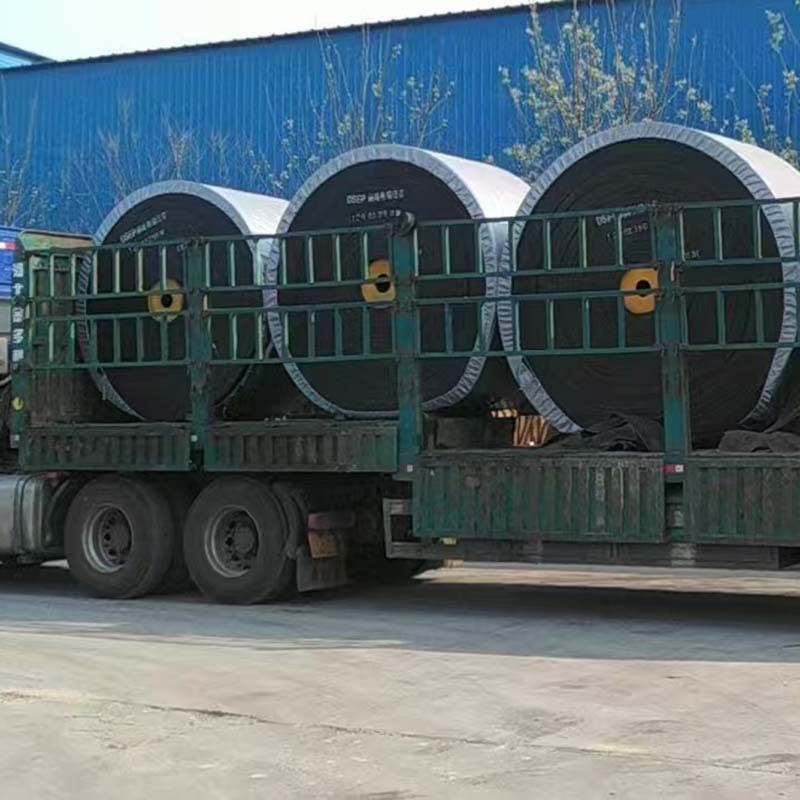 尼龙输送带砂石料运输带EP200聚酯橡胶带传送带矿山皮带厂家批发