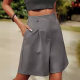2023 Amazon New Women's Summer Thin High Waist Loose Slimming Straight Casual Pants Breathable Wide Leg Pants