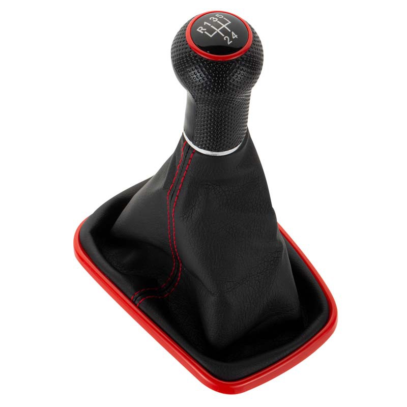 Funda Protectora para Palanca de Cambios de 5/6 Velocidades para Volkswagen Bora Golf, Accesorios de Modificación Transfronterizos Rojos image 3