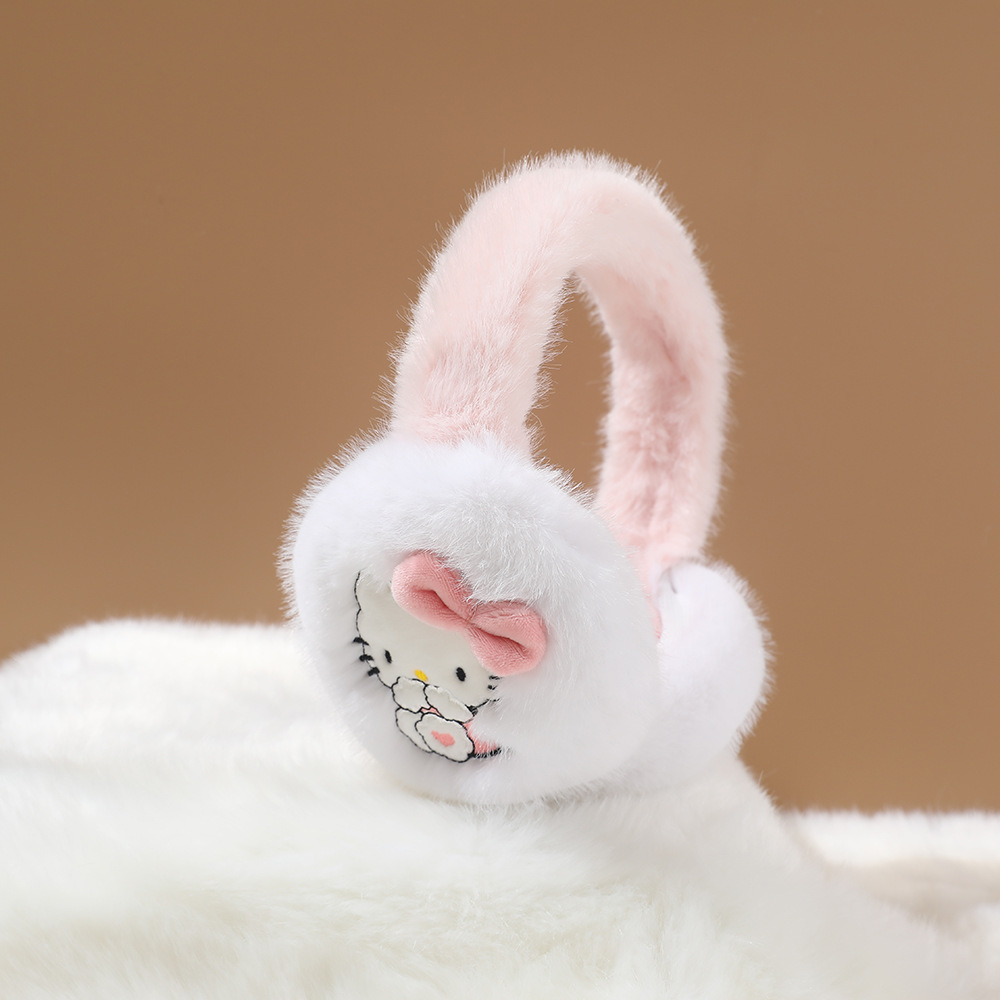 Invierno calentamiento auriculares mujeres invierno lindas bolsas de orejas estudiantes niños protectores de orejas plegables auriculares calentadores para niñas invierno