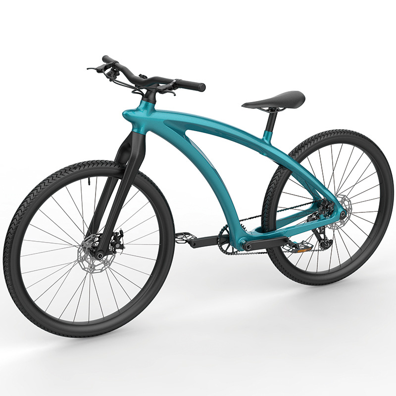 Bicicleta de fibra de carbono doble cilindro de cilindro de cilindro hidráulico diseño ligero para bicicleta de montaña de montaña de ciclismo al aire libre