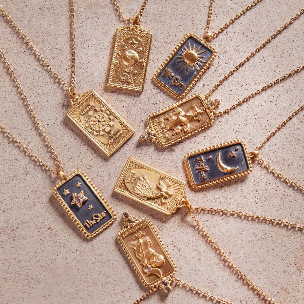 Collar Colgante de Tarot, Diseño Clásico y Vintage image 1