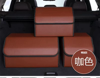 Car storage bag/box – storage box - brown-mirror-303030
