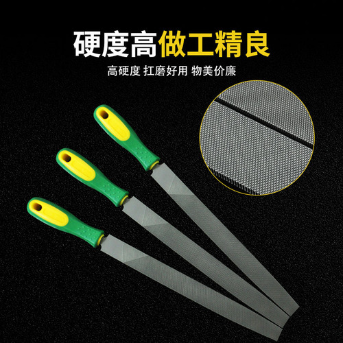 File grinding tool set alloy woodworking tool triangular file coarse medium fine tooth small semi-circular bench cutter steel file