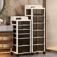 抽屉式家用桌下零食玩具储物柜收纳柜移动分层小推车免安装置物架