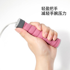 Hand-grip steel wire jump rope—specialized for fitness, fat burning, and competitive sports; professional-grade equipment designed for adults, kids, and students aiming to excel in speed events.