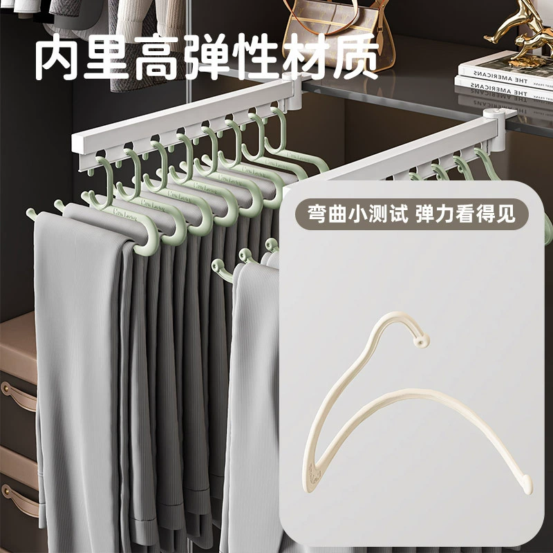 Trousers for home use, drying rack, hanger, storage system