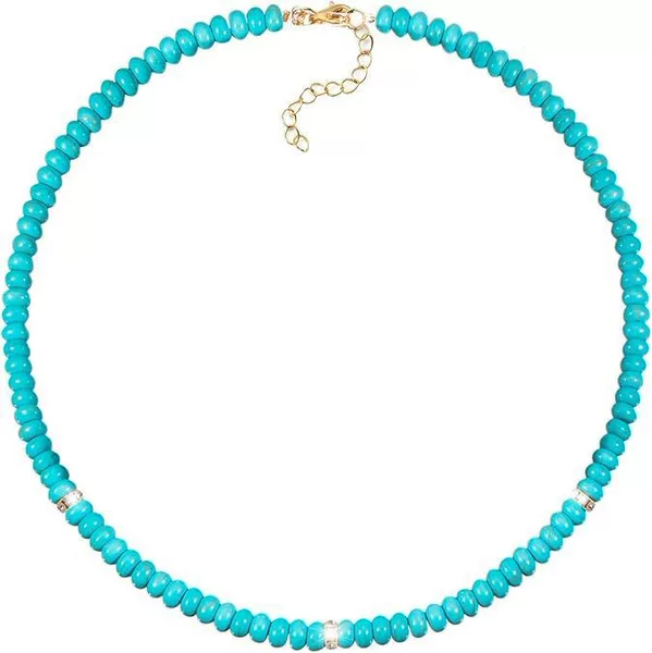 Amazon Best Selling 4mm Adjustable Natural Stone Beaded Jewelry Necklace Valentine's Day Gift Exquisite Handmade Jewelry