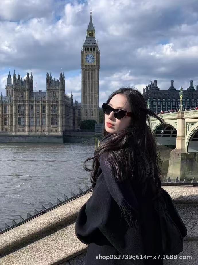 楊林林M94サングラスネットの赤い顔がやせているローズ朴彩英同モデルは度数サングラスを配合できます。