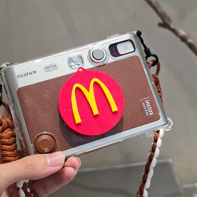 Suitable for Fuji Instant Camera Instax Mini Evo Lens Cover, Multi-Color Lens Protective Cover, Cute Cartoon Design
