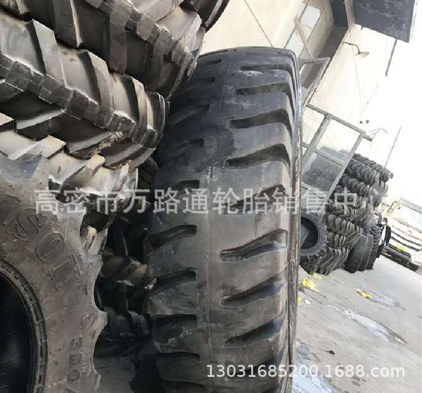斜交港口轮胎24.00-35 矿用轮胎 E-3花纹2400-35轮胎21.00-35