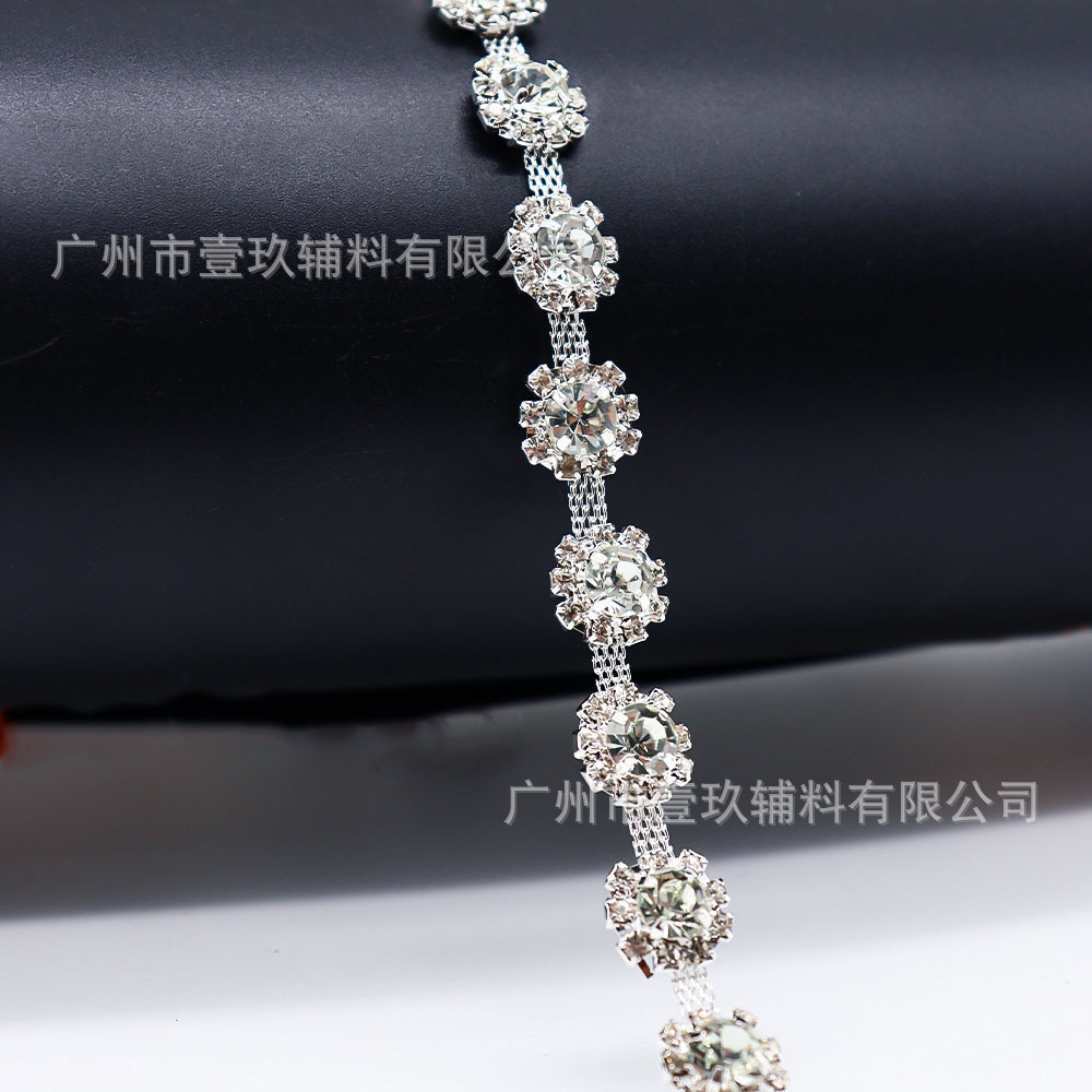 ABS perla de imitación, cadena de garras de diamantes de imitación, cinturón hecho a mano, cordones de zapatos de bricolaje, bolsos de mujer, accesorios de vestir, accesorios de joyería