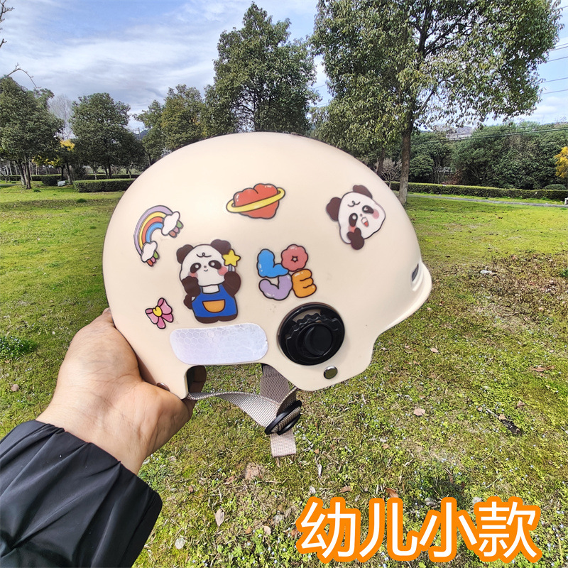 7-15 years old 3C certified motorcycle helmet Boys and Girls cute summer Four Seasons universal electric car helmet half helmet