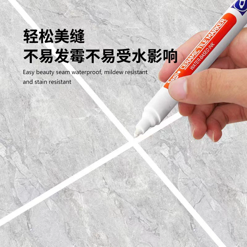 Amazon tile grout pen kitchen bathroom wall tile gap color repair antifouling waterproof grout pen