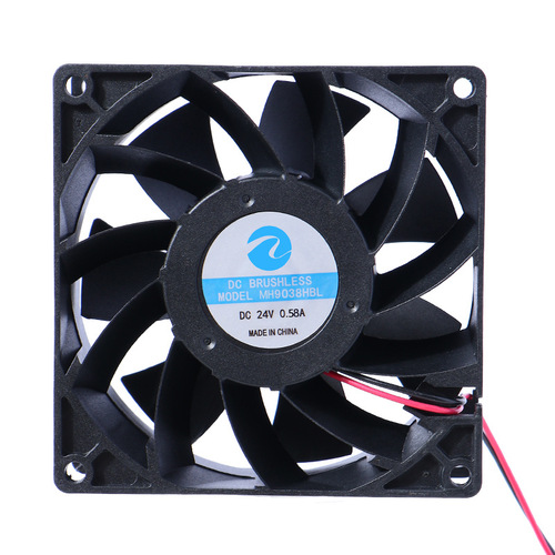9038 cooling fan large air volume boosted DC fan 90*90*38 high speed fan 12V24V48V fan