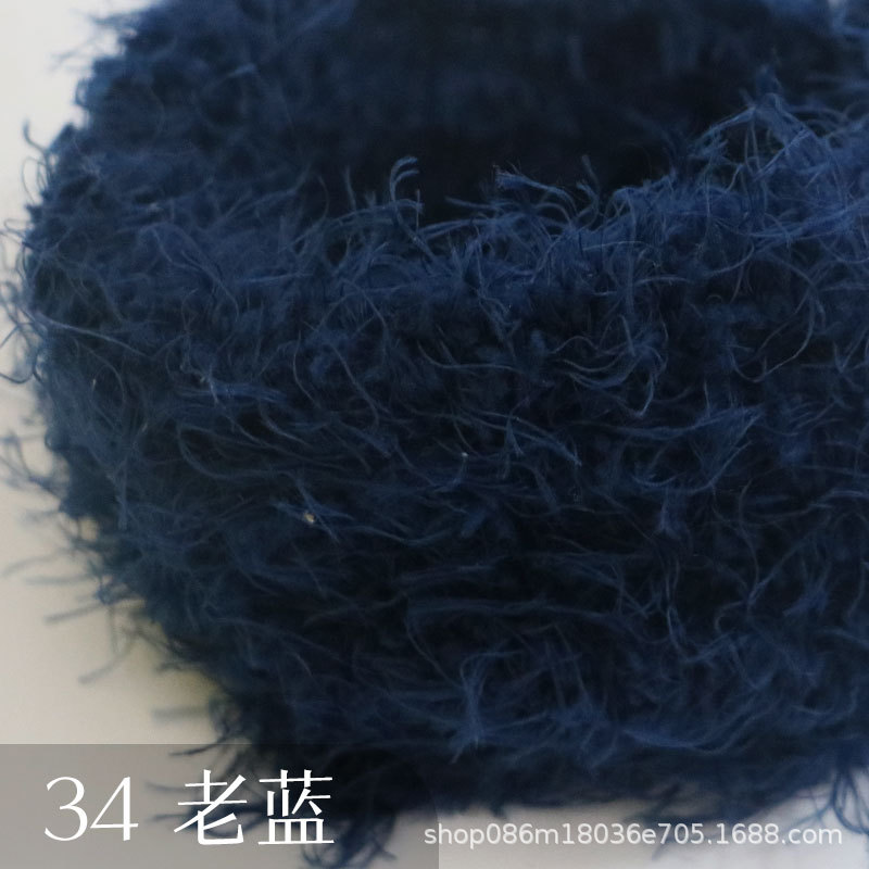 Suministro directo de fábrica 15mm de lana larga felpa trenzado palo súper grueso súper denso hecho a mano DIY pequeño perro de leche Raíz de pelo