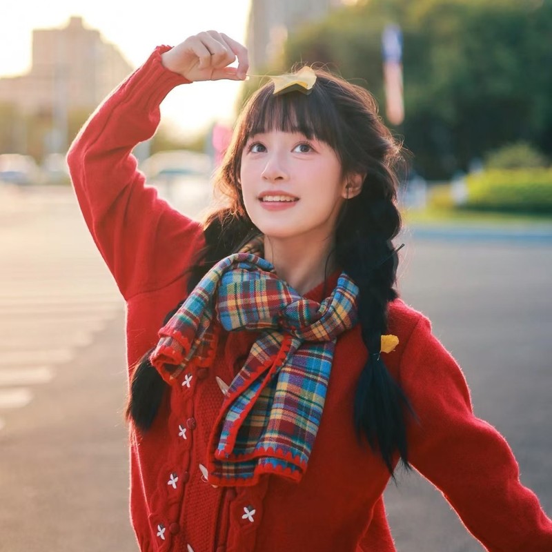 韩版ins彩虹格子毛绒围巾女生秋冬保暖百搭学生情侣针织加厚披肩|undefined