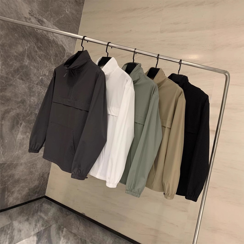 Department of outdoor functional wind jacket! Quick-dry technology! Lightweight Windproof Waterproof Collar Half-Zip Top Department of outdoor functional wind jacket! Quick-dry technology! Lightweight Windproof Waterproof Collar Half-Zip Top