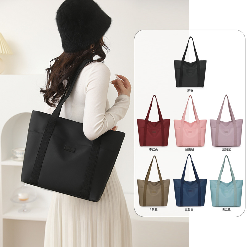 Bolso Oxford impermeable transfronterizo simple bolso clásico bolso de comercio exterior bolso de mujer de estilo perezoso de gran capacidad