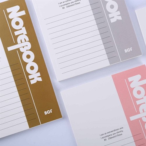 Manufacturer supplies B5 soft copy, 16K office business notepad, wholesale printed LOGO notebook book