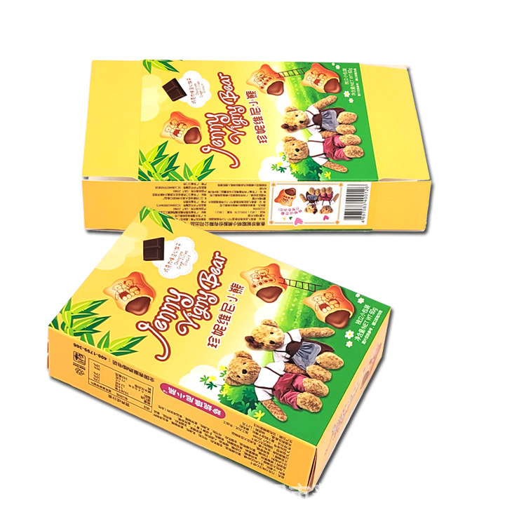 广东江门厂UV食品包装盒饼干盒日用制品金银卡盒礼盒食品级包装盒