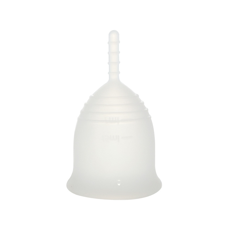 그림과 같이 흰색 대형*실리콘 월경컵*