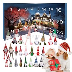 Halloween Gnome Advent Calendarクリスマス小人カウントダウンカレンダーブラインドボックス