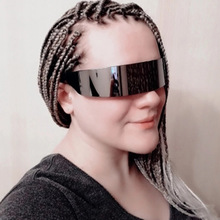2021新款网红太阳镜蹦迪男女超酷硬妹未来科技感一体式潮眼镜配饰