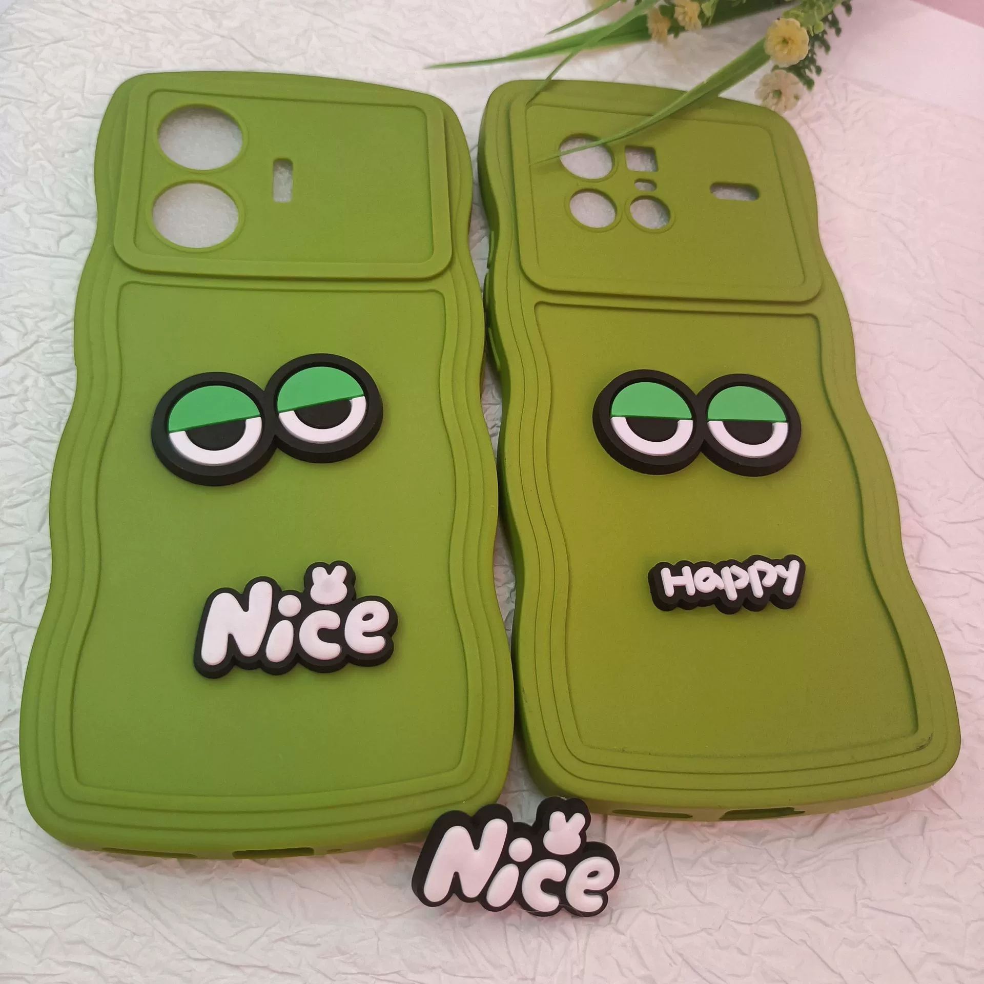 Cartoon creative phone case PVC, decorations, silicone accessories, DIY