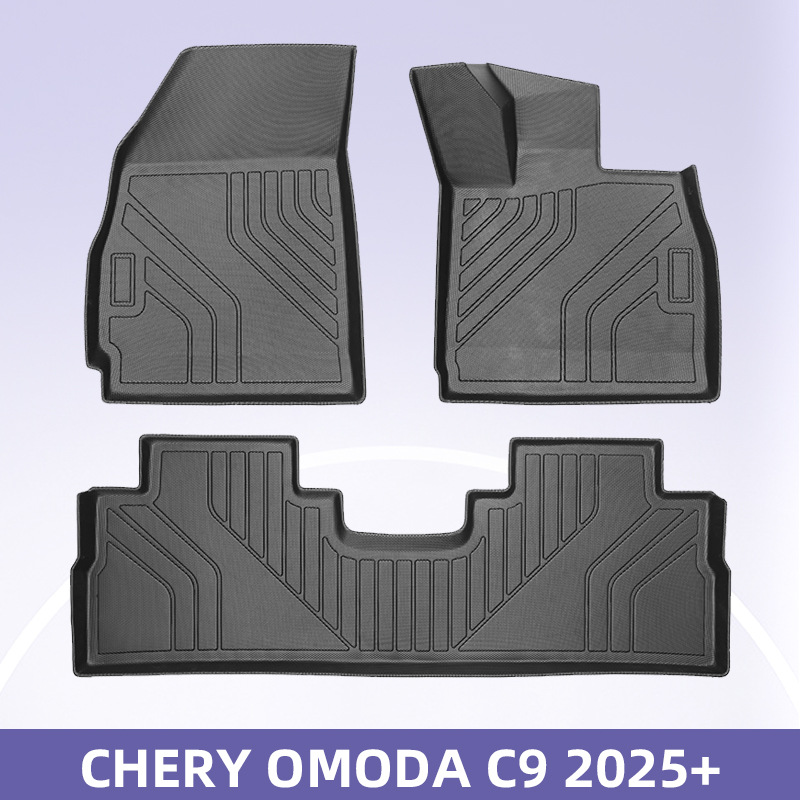 Aplicable a CHERY OMODA C9 2025 3D para todo el tiempo TPE almohadilla de pie almohadilla del maletero