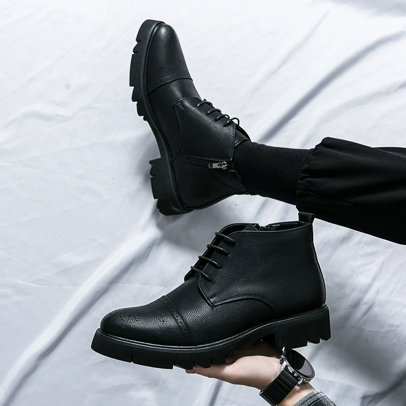 Martens, высокие низкие ботинки в английском стиле, низкие челси