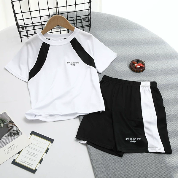 WJP-quick-drying suit) dropped shoulder sleeves white