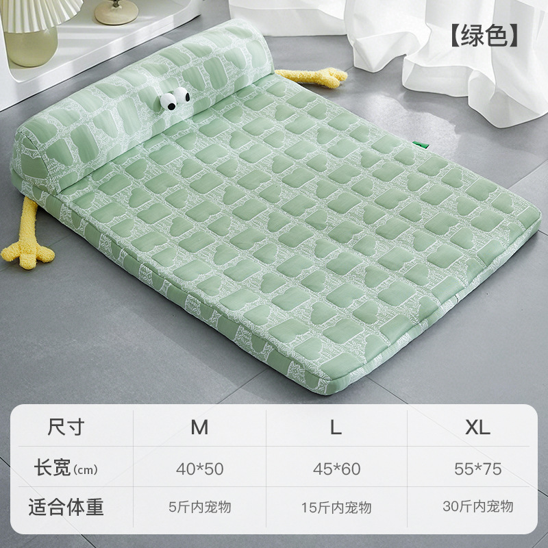 Nueva perrera de verano cuatro estaciones universal para perros cojín de seda de hielo para perros cama para perros cojín para dormir nido para gatos cojín para dormir de verano