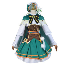 原神 温迪風女装コスプレ衣装 風神バーバトス ロリコス服 跨境供給