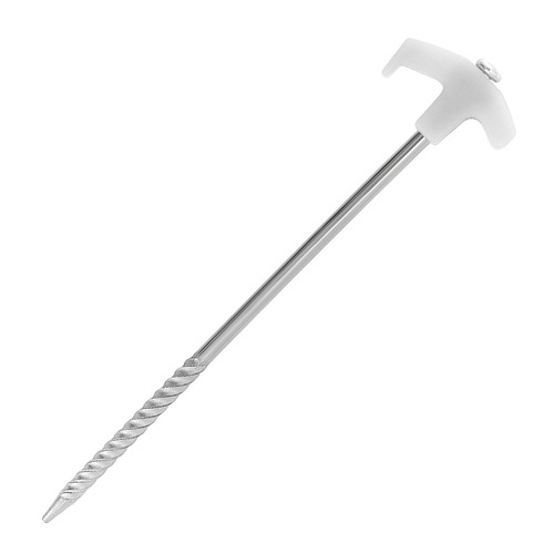 Outdoor threaded luminous ground nails camping tent canopy beach windproof fixed steel nails extended ground 25cm