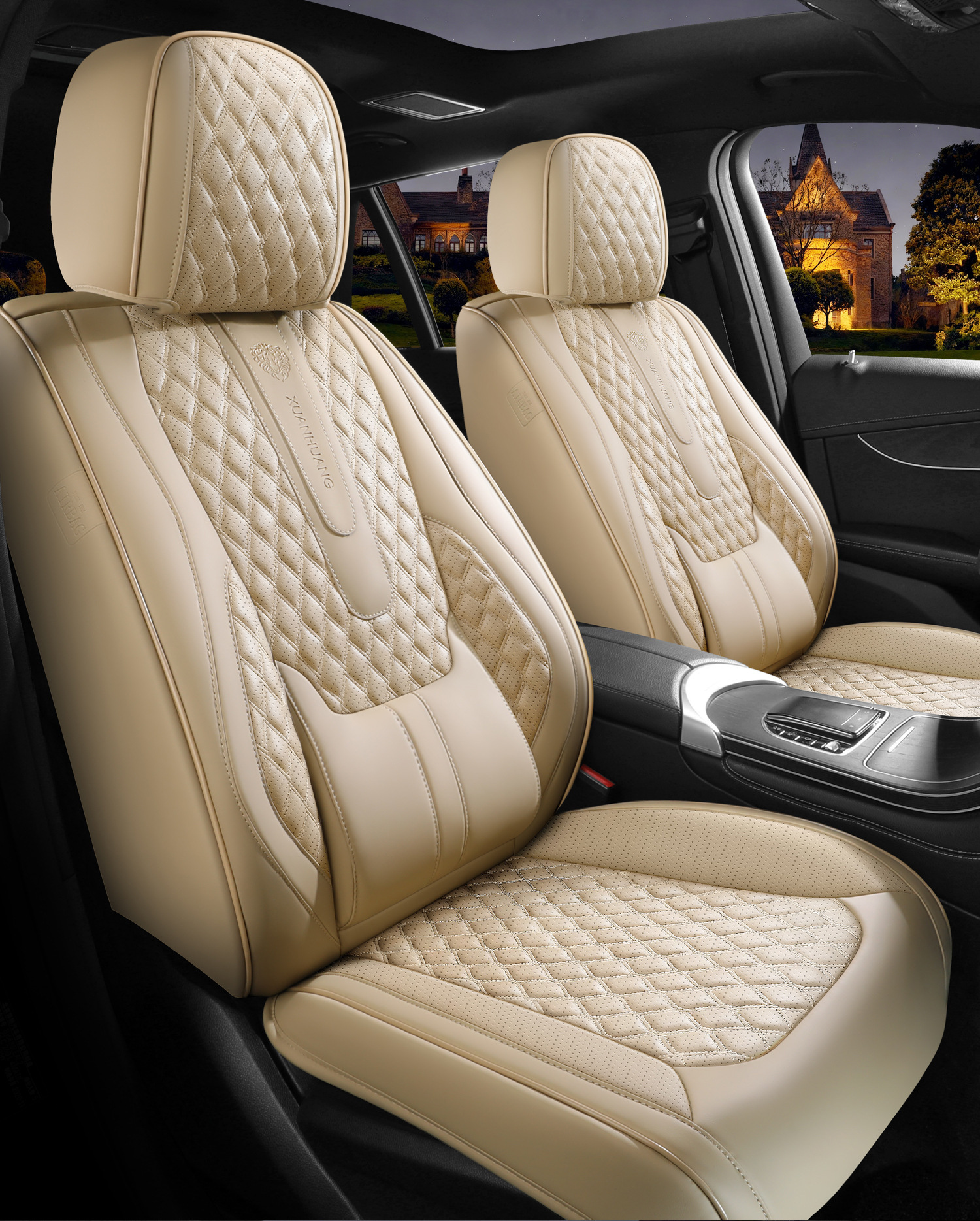 26-Year New Model Cross-Border Solid Waist-Supporting Nappa Leather All-Season Universal Seat Cushion for Export Wholesale Car Seat Cushion