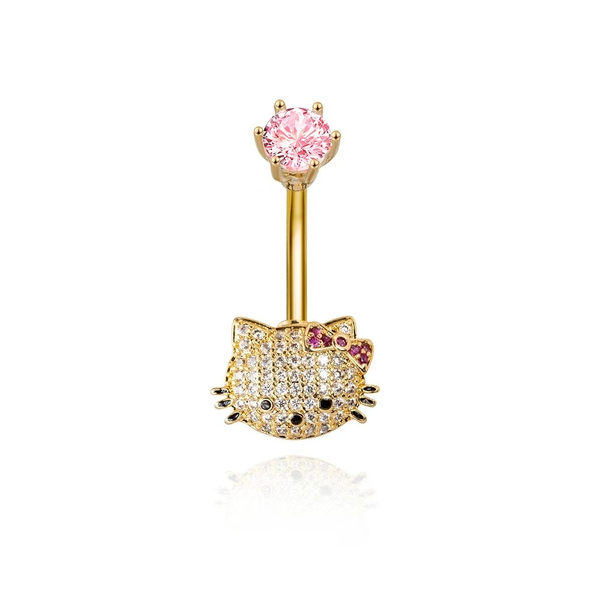 Labret piercing jewelry detail image
