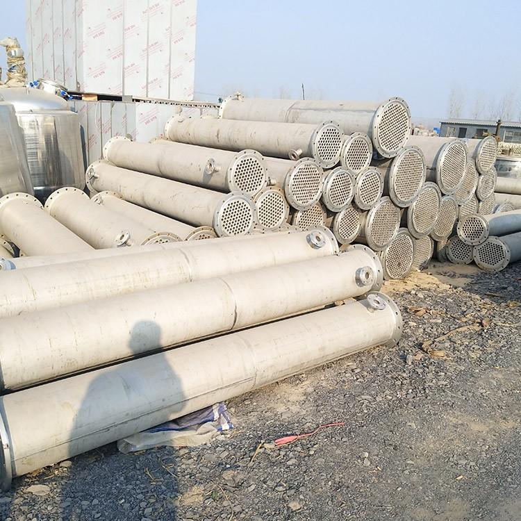 处理二手冷凝器 长度3米20平方不锈钢列管冷凝器